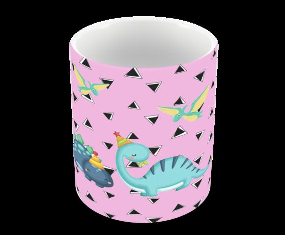 Caneca Polímero Dinossauros Personalizada