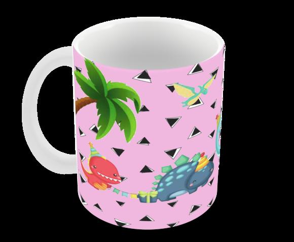 Caneca Polímero Dinossauros Personalizada