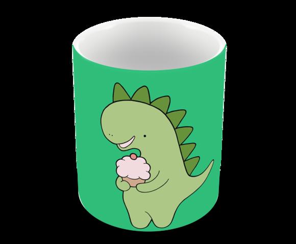 Caneca Polímero Dinossauros Personalizada