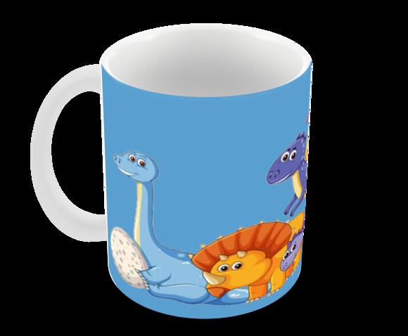 Caneca Polímero Dinossauros Personalizada