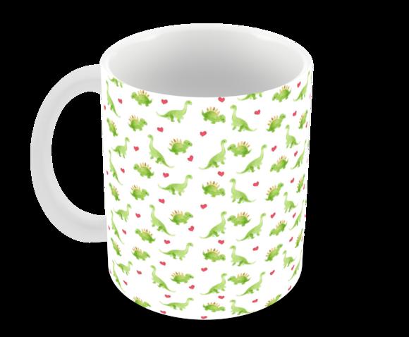 Caneca Polímero Dinossauros Personalizada