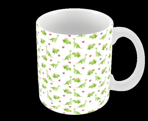 Caneca Polímero Dinossauros Personalizada