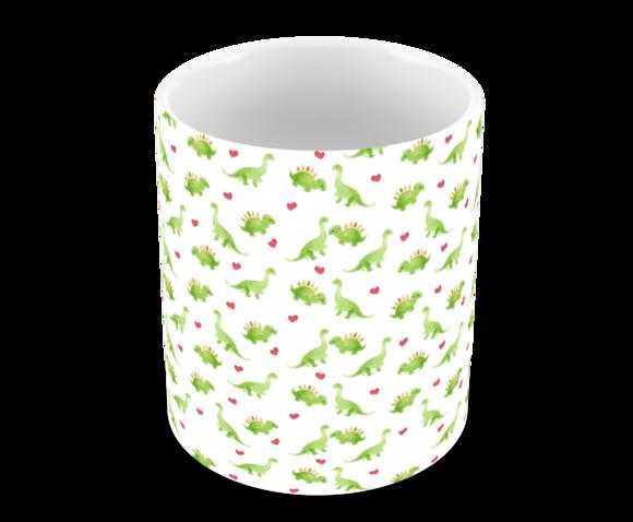 Caneca Polímero Dinossauros Personalizada