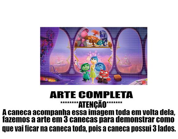Caneca Polímero Divertida Mente 2 Personalizada