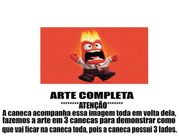 Caneca Polímero Divertida Mente Personalizada