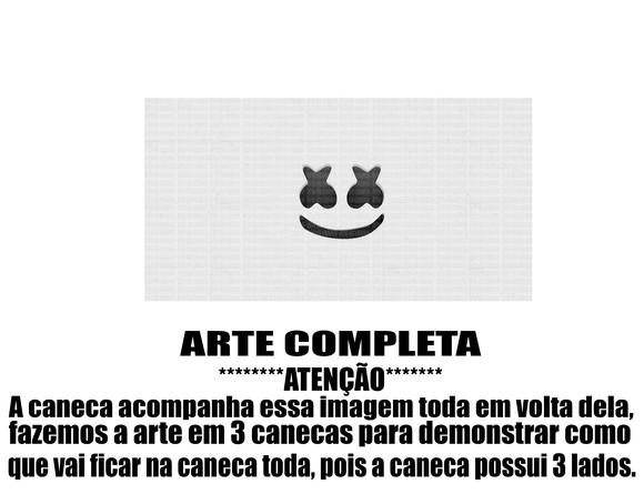 Caneca Polímero Dj Marshmello Personalizada