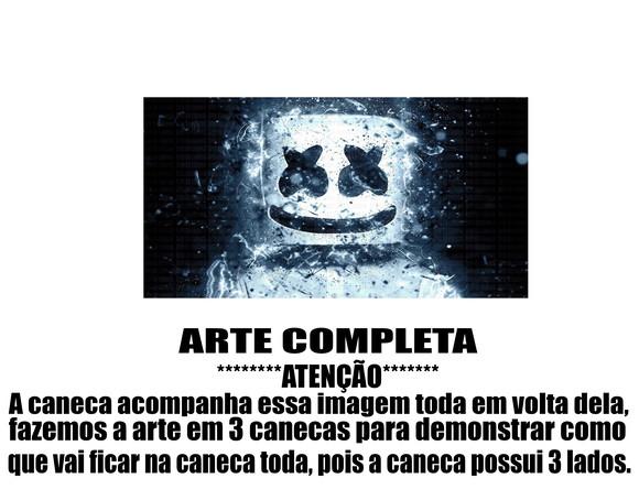 Caneca Polímero Dj Marshmello Personalizada