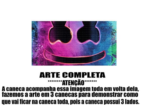 Caneca Polímero Dj Marshmello Personalizada