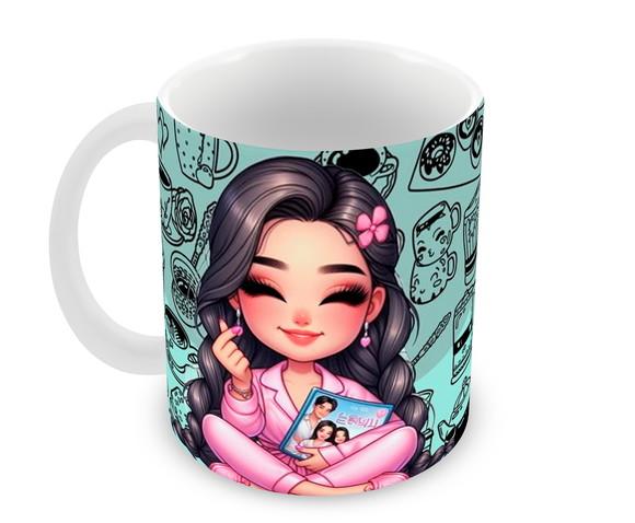 Caneca Polímero Dorama Personalizada