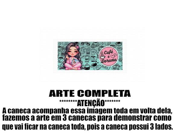 Caneca Polímero Dorama Personalizada