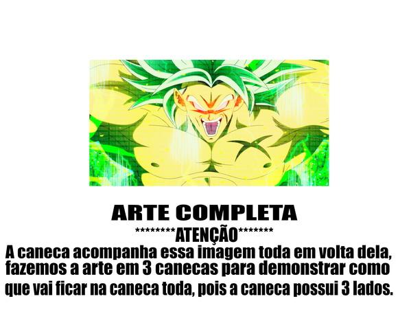 Caneca Polímero Dragon Ball Super Broly Personalizada