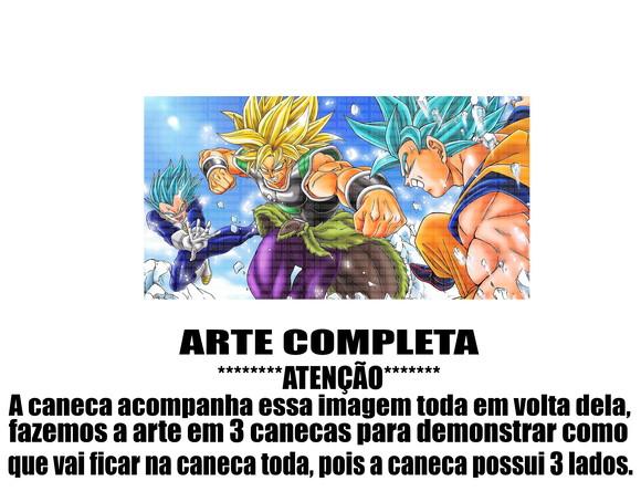 Caneca Polímero Dragon Ball Super Broly Personalizada