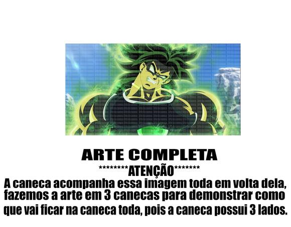 Caneca Polímero Dragon Ball Super Broly Personalizada