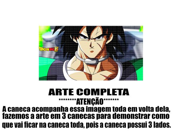 Caneca Polímero Dragon Ball Super Broly Personalizada