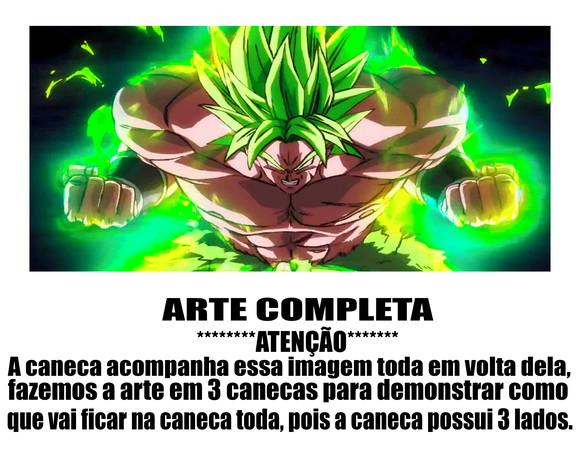 Caneca Polímero Dragon Ball Super Broly Personalizada