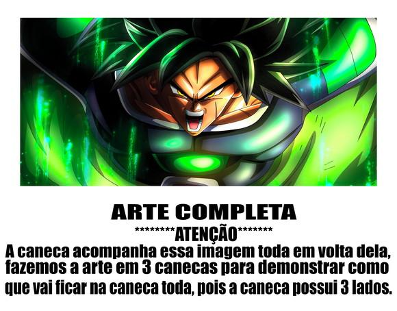 Caneca Polímero Dragon Ball Super Broly Personalizada