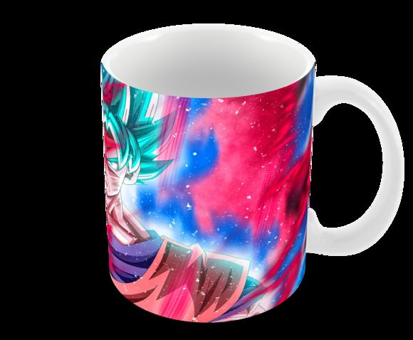 Caneca Polímero Dragon Ball Super Goku Blue Personalizada