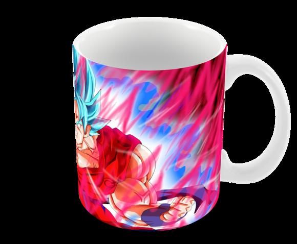 Caneca Polímero Dragon Ball Super Goku Blue Personalizada