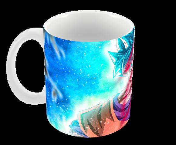 Caneca Polímero Dragon Ball Super Goku Blue Personalizada