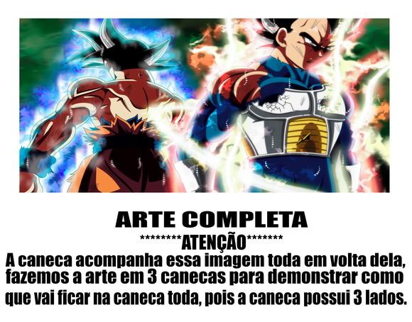 Caneca Polímero Dragon Ball Super Goku e Vegeta