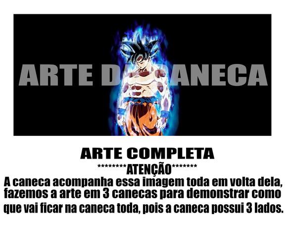 Caneca Polímero Dragon Ball Super Goku Instinto Superior