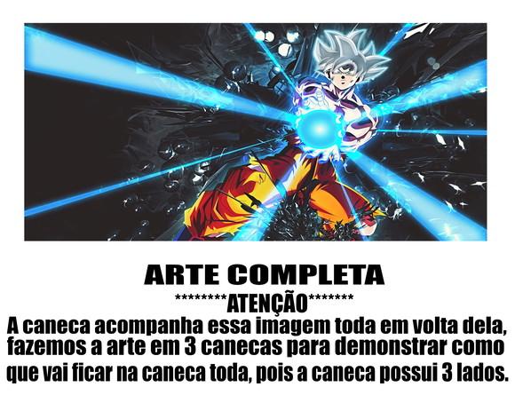 Caneca Polímero Dragon Ball Super Goku Instinto Superior