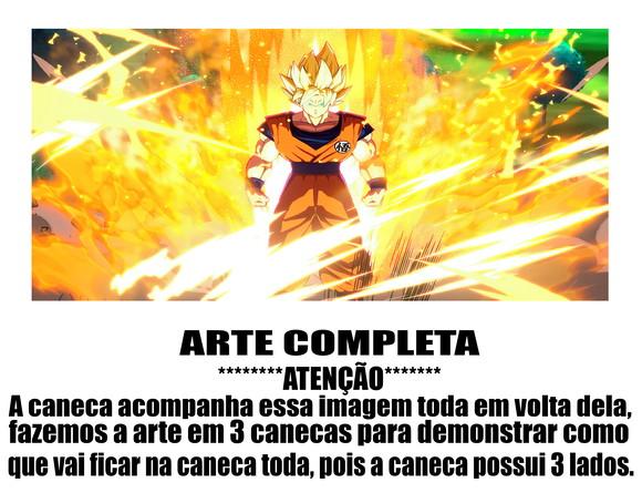 Caneca Polímero Dragon Ball Super Goku Super Saiyan