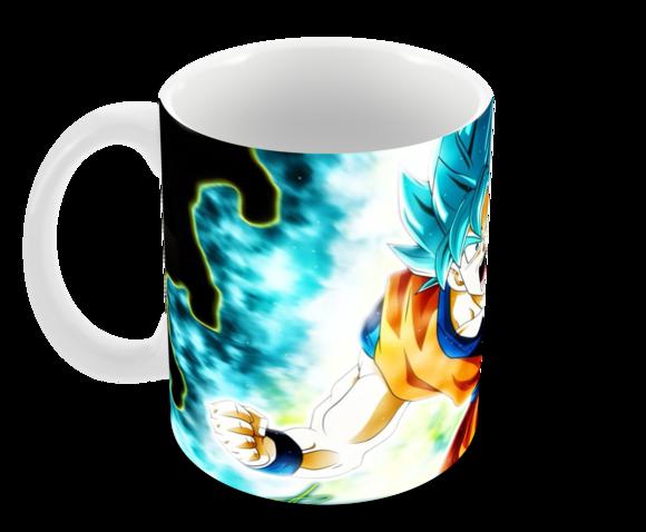 Caneca Polímero Dragon Ball Super Goku Super Saiyan Blue
