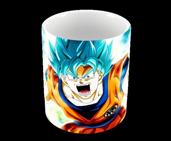 Caneca Polímero Dragon Ball Super Goku Super Saiyan Blue
