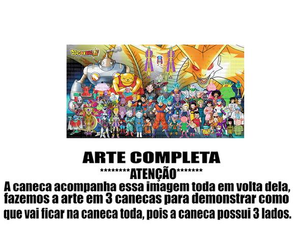 Caneca Polímero Dragon Ball Super Personalizada