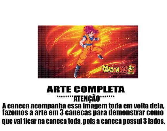 Caneca Polímero Dragon Ball Super Personalizada