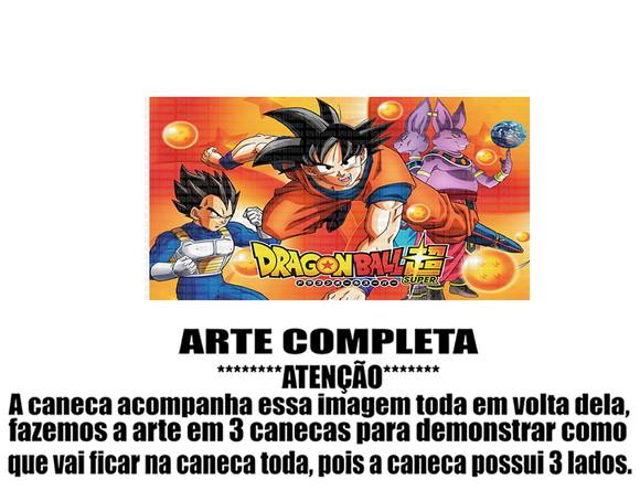 Caneca Polímero Dragon Ball Super Personalizada