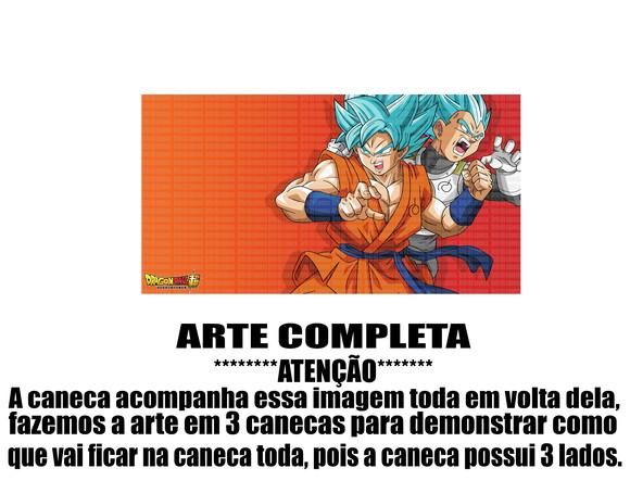 Caneca Polímero Dragon Ball Super Personalizada