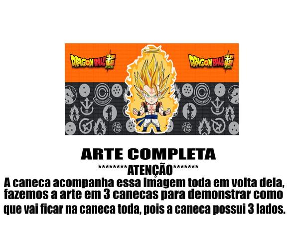 Caneca Polímero Dragon Ball Super Personalizada