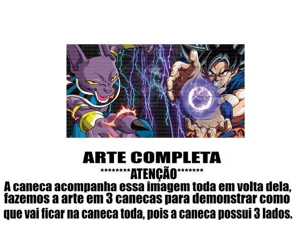 Caneca Polímero Dragon Ball Super Personalizada