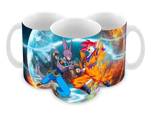 Caneca Polímero Dragon Ball Super Personalizada