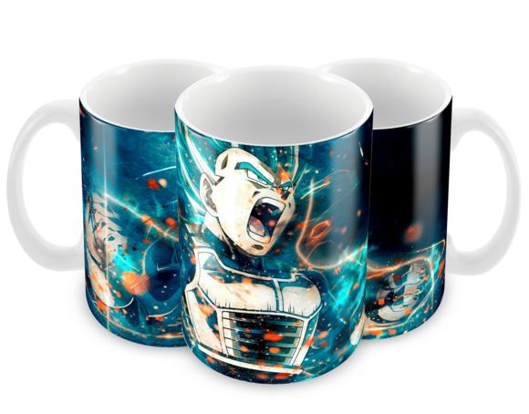 Caneca Polímero Dragon Ball Super Vegeta Blue