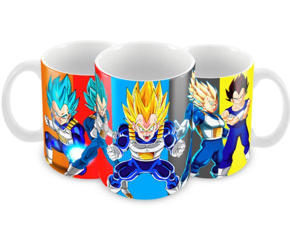 Caneca Polímero Dragon Ball Super Vegeta Personalizada