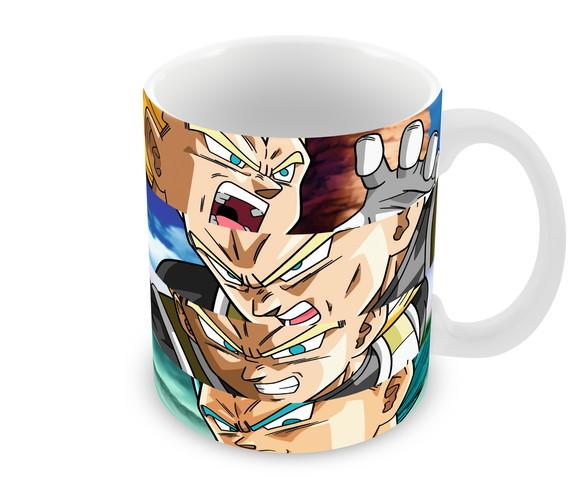 Caneca Polímero Dragon Ball Vegeta Personalizada