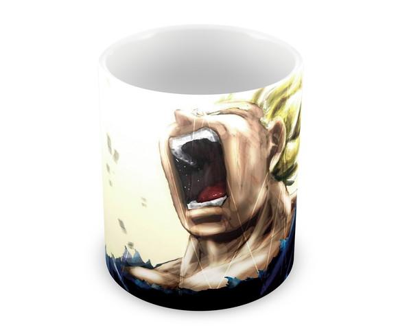 Caneca Polímero Dragon Ball Vegeta Personalizada