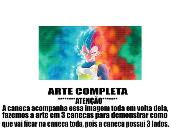 Caneca Polímero Dragon Ball Vegeta Personalizada