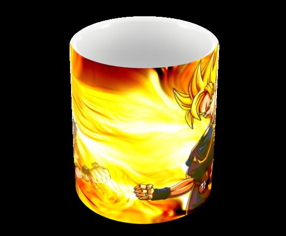 Caneca Polímero Dragon Ball Z Gohan e Goku Personalizada