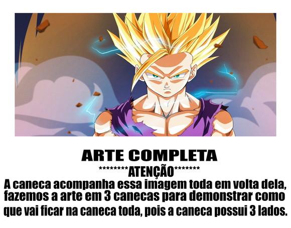 Caneca Polímero Dragon Ball Z Gohan Super Saiyan 2