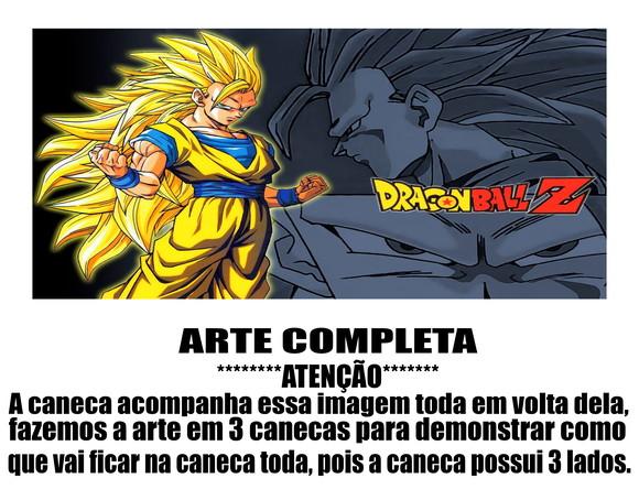 Caneca Polímero Dragon Ball Z Goku Personalizada