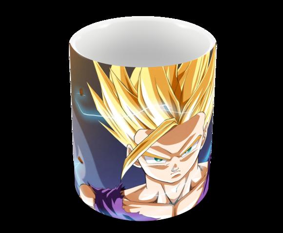 Caneca Polímero Dragon Ball Z Gohan Super Saiyan 2