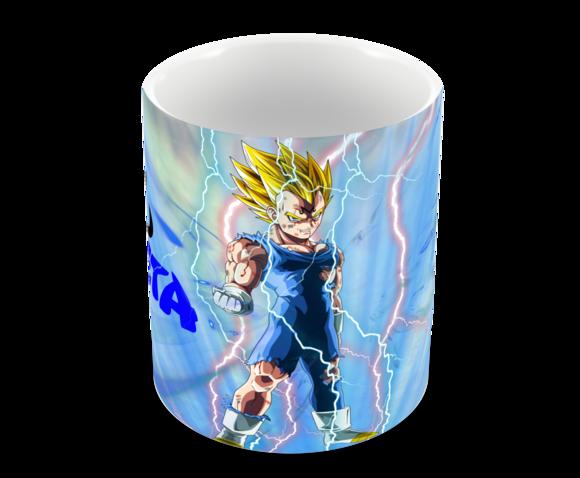 Caneca Polímero Dragon Ball Z Majin Vegeta Personalizada