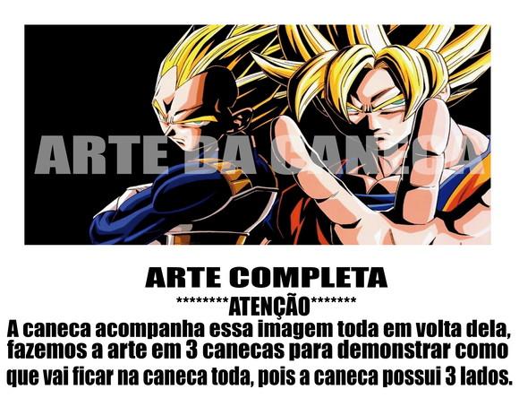 Caneca Polímero Dragon Ball Z Personalizada