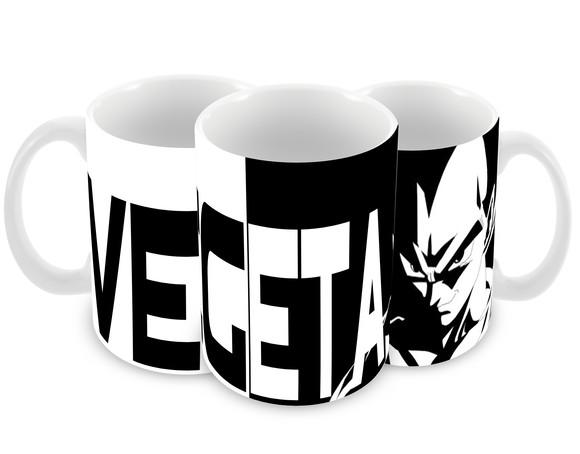 Caneca Polímero Dragon Ball Z Vegeta Personalizada