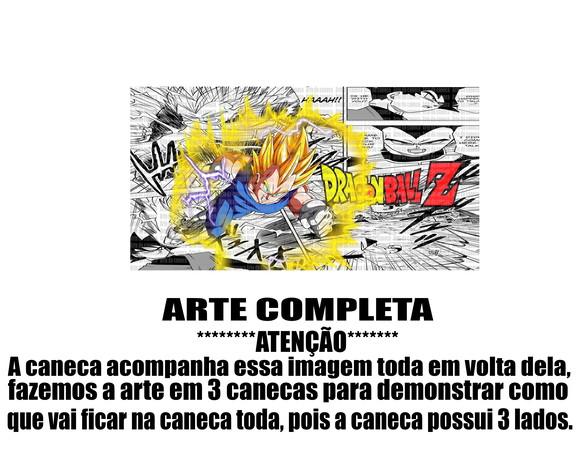 Caneca Polímero Dragon Ball Z Vegeta Personalizada