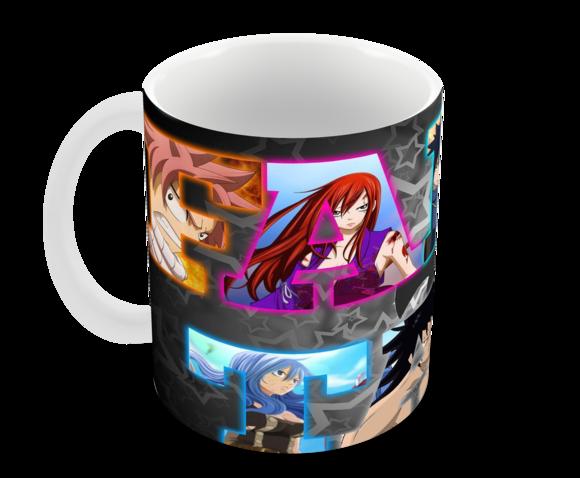 Caneca Polímero Fairy Tail Personalizada